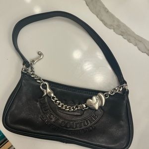 Juicy Couture Black Silver Purse